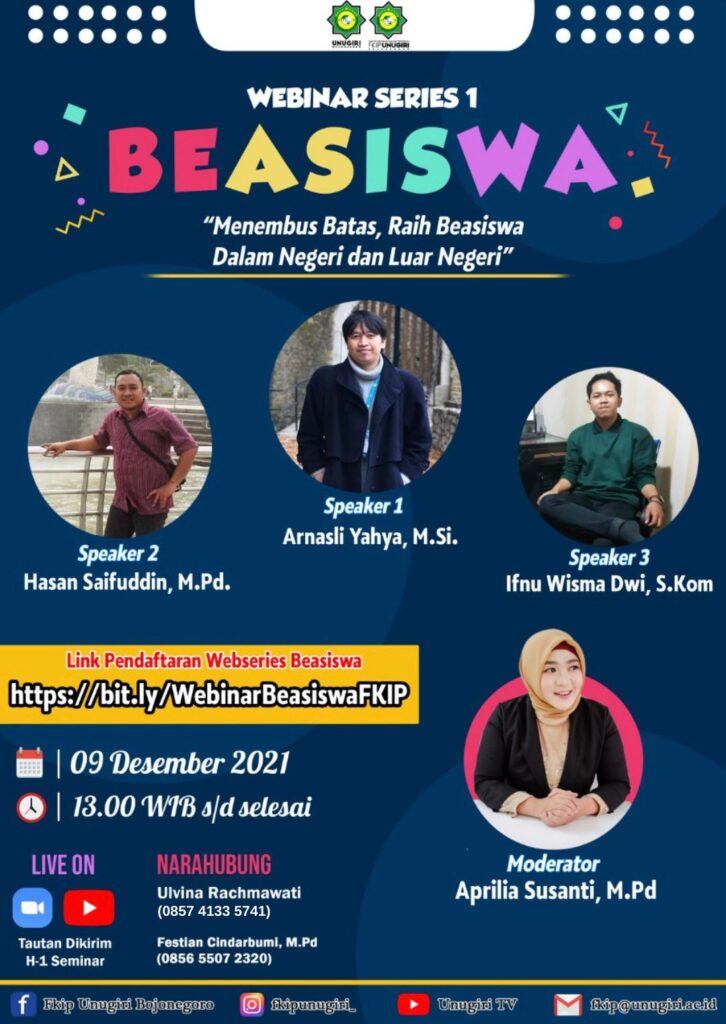 WEBINAR BEASISWA SERIES 1 - Fakultas Keguruan Dan Ilmu Pendidikan